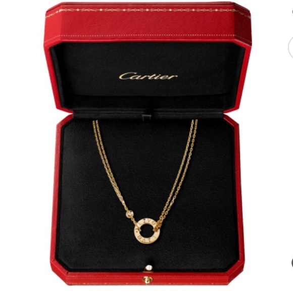 Cartier Jewelry - CARTIER Diamonds & 18K Yellow Gold Love Necklace